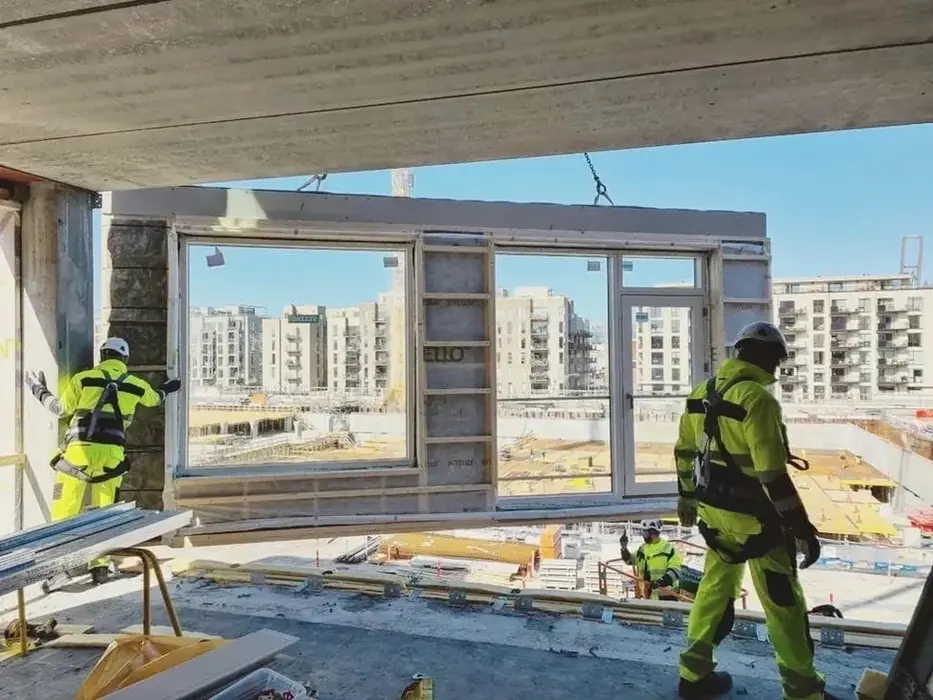 Koka karkasa mājas būvniecības projekts